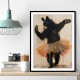Black Bear Dancing in a Tutu