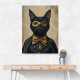 Black Cat Batman In Yellow