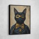 Black Cat Batman In Yellow