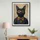 Black Cat Batman In Yellow