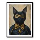 Black Cat Batman In Yellow