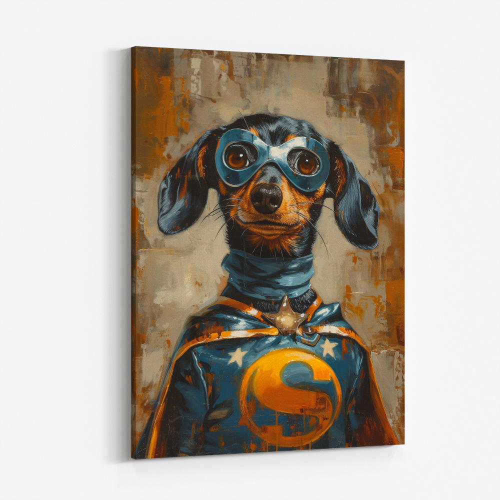 Dachshund Superhero