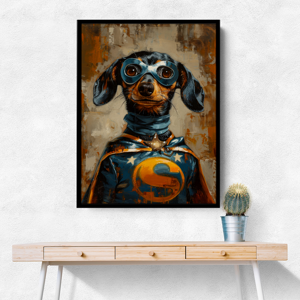 Dachshund Superhero