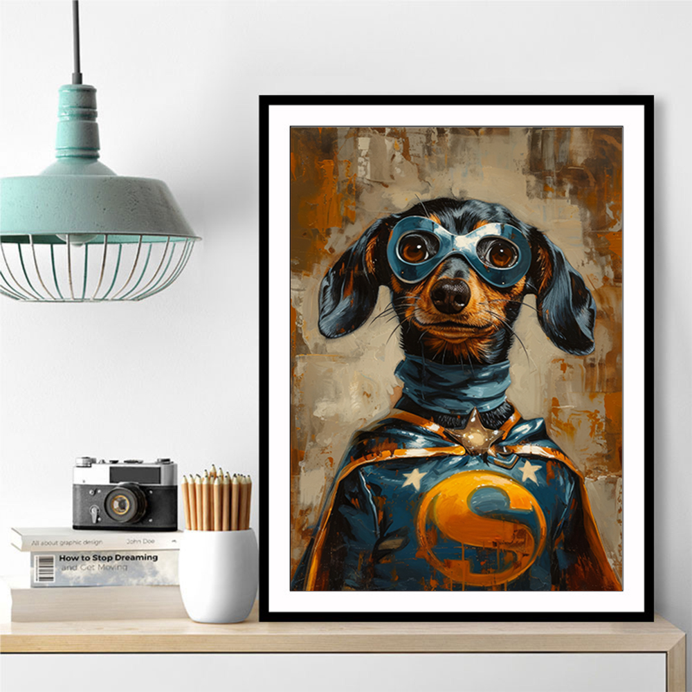 Dachshund Superhero