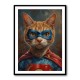 Ginger Cat Superman Superhero