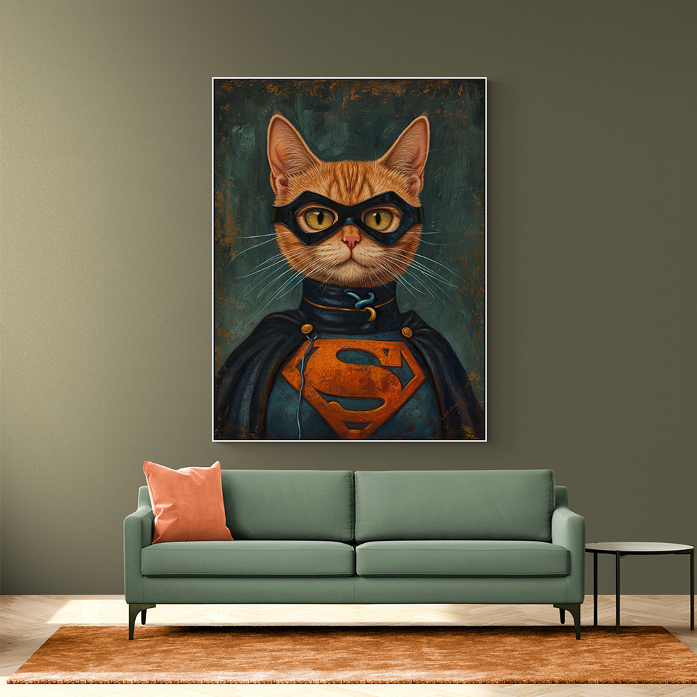 Superman Ginger Cat