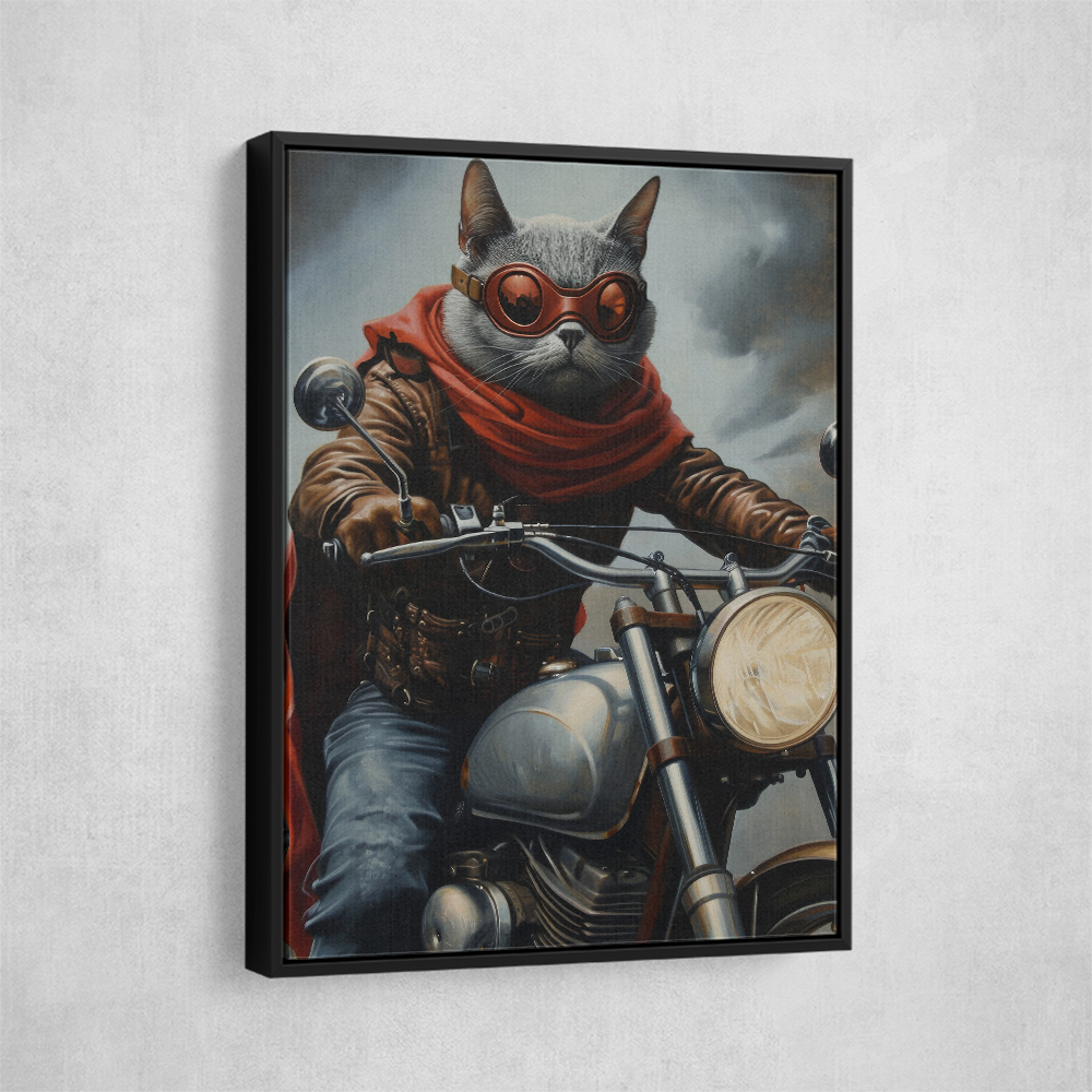 Biker Superhero Cat 2