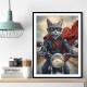 Superhero Biker Cat