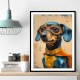Superhero Dachshund