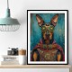 Superhero Doberman