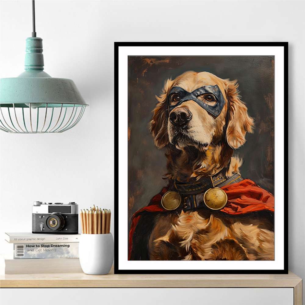 Golden Retriever Superhero 3