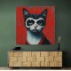 Superhero Black Cat Wall Art