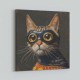 Masked Ginger Cat Wall Art