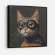 Masked Ginger Cat Wall Art