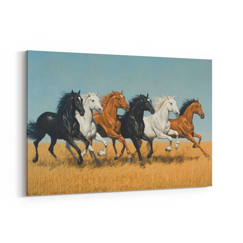 Six Galloping Horses