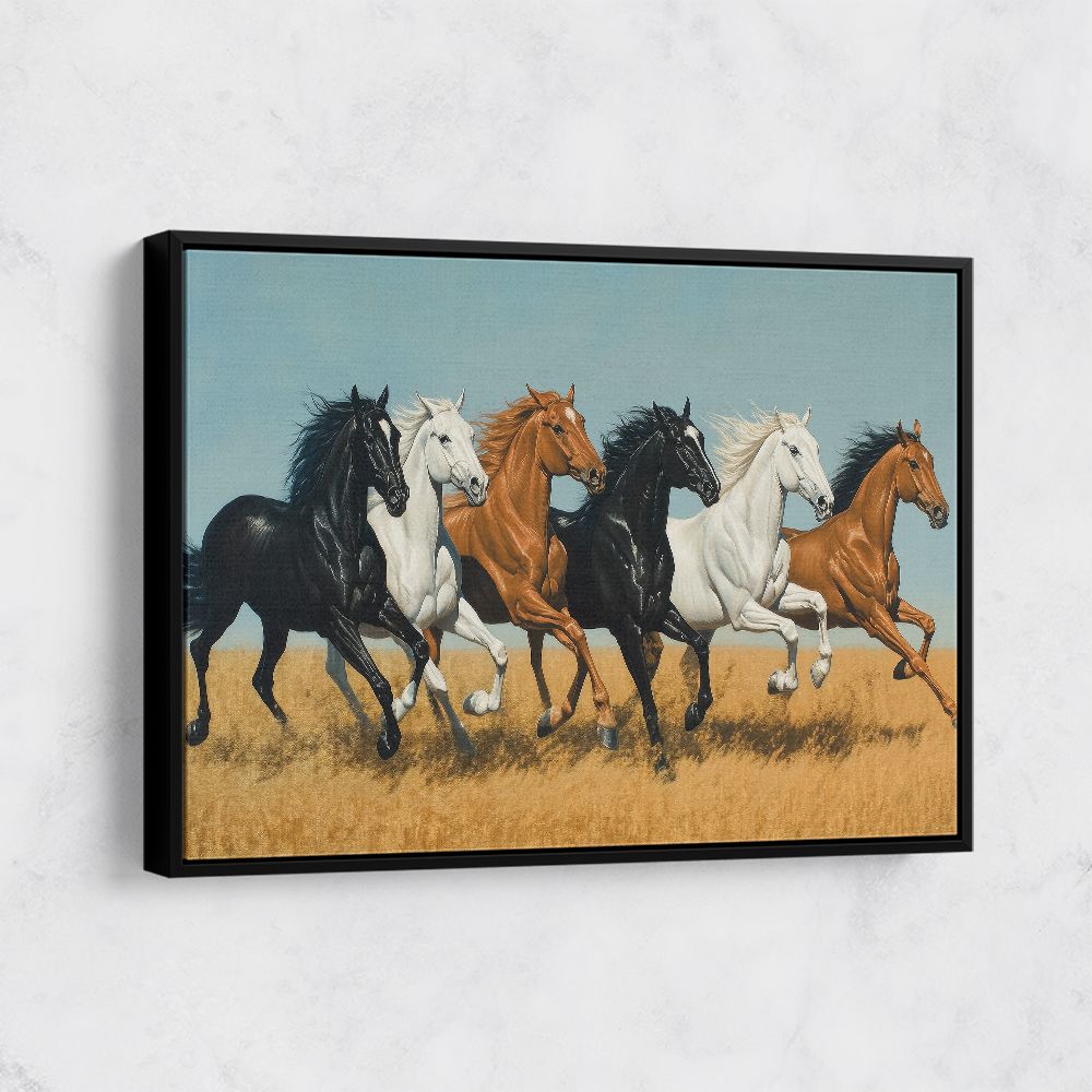 Six Galloping Horses