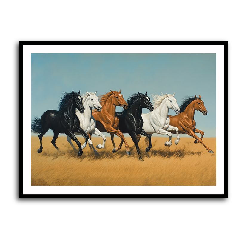 Six Galloping Horses