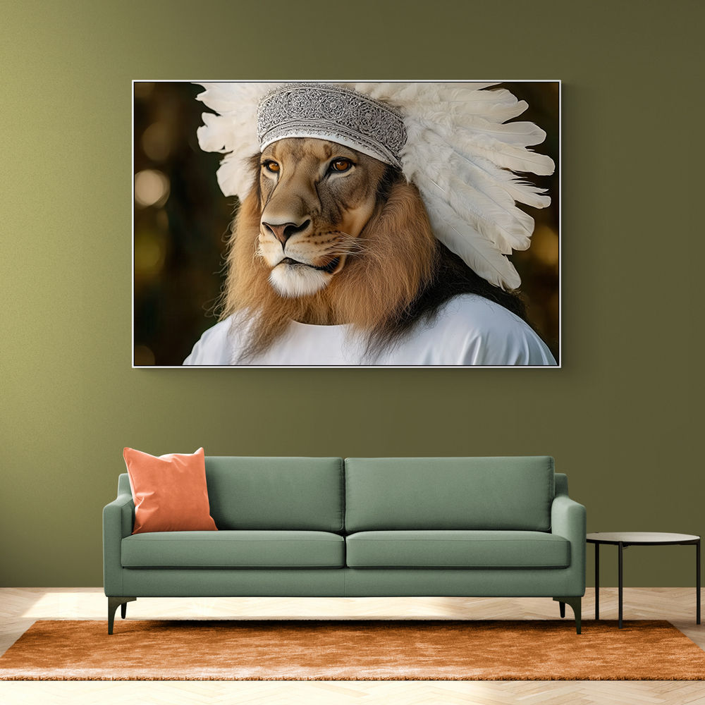 Lion Feathers Wall Art