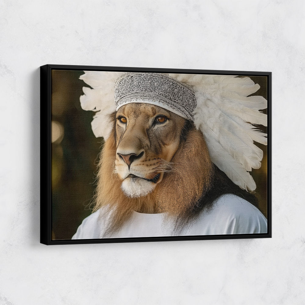 Lion Feathers Wall Art