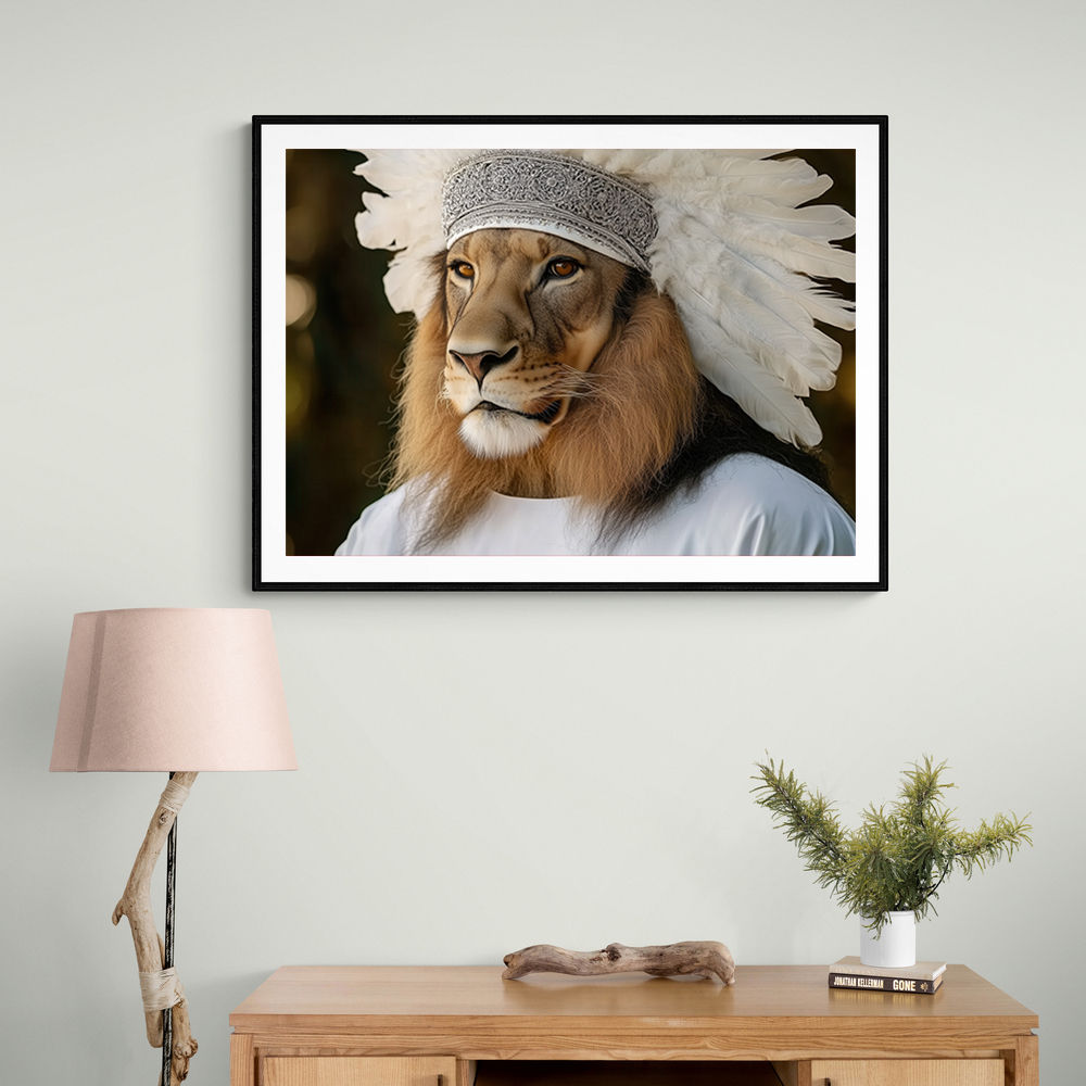 Lion Feathers Wall Art