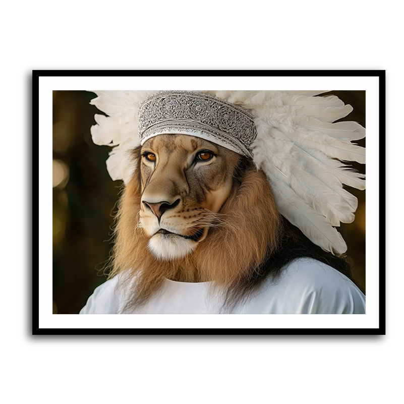 Lion Feathers Wall Art