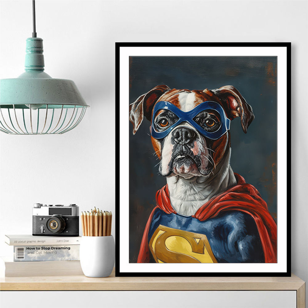 Boxer Dog Superhero 2