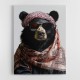 Keffiyeh Black Bear