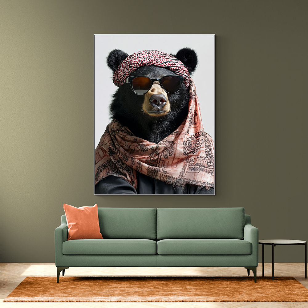 Keffiyeh Black Bear
