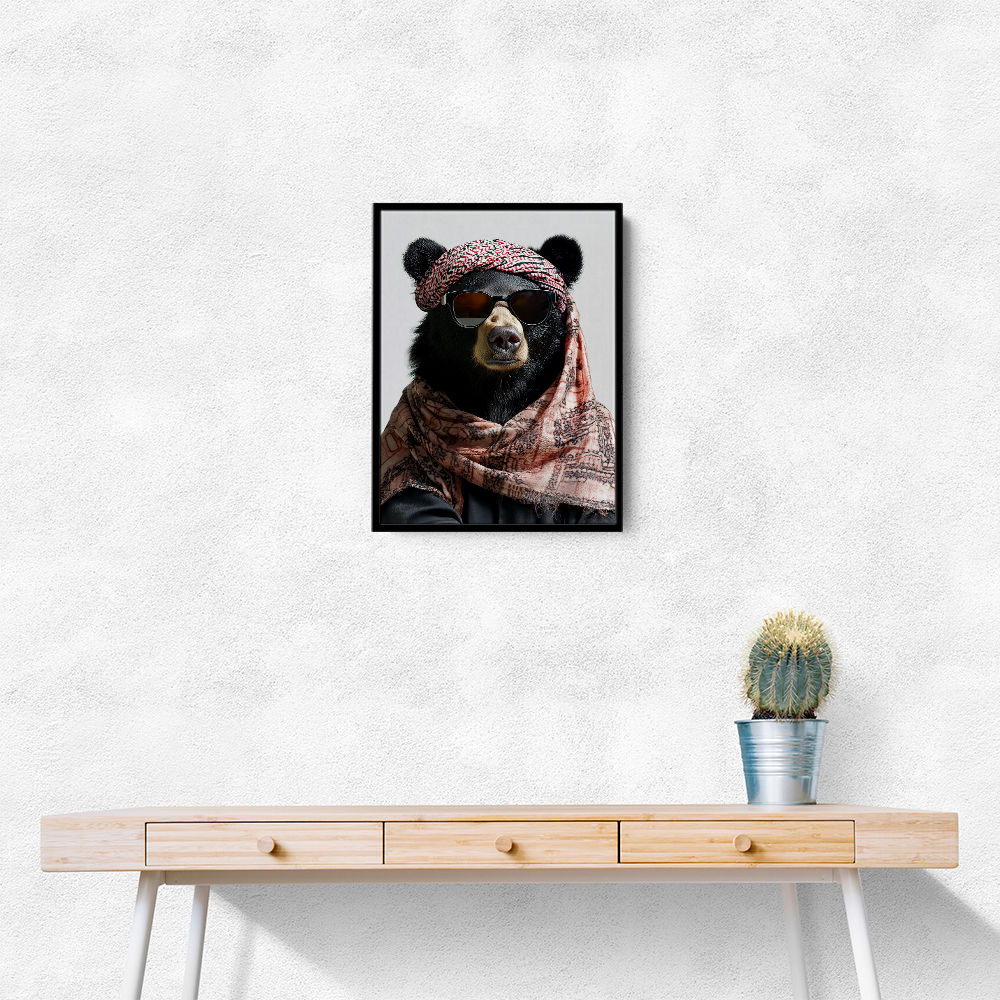 Keffiyeh Black Bear