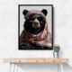 Keffiyeh Black Bear