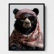 Keffiyeh Black Bear