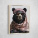 Keffiyeh Black Bear
