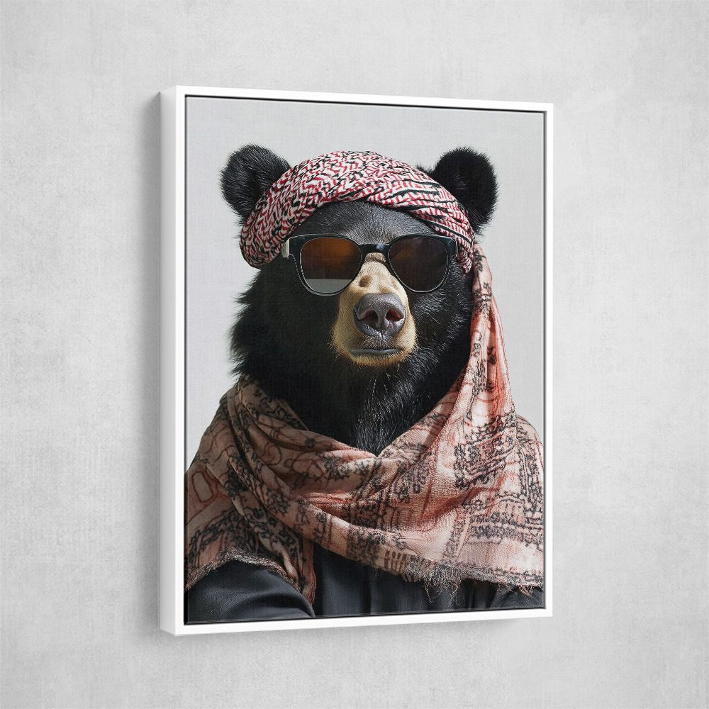 Keffiyeh Black Bear