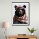Keffiyeh Black Bear