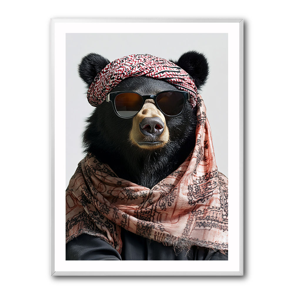 Keffiyeh Black Bear