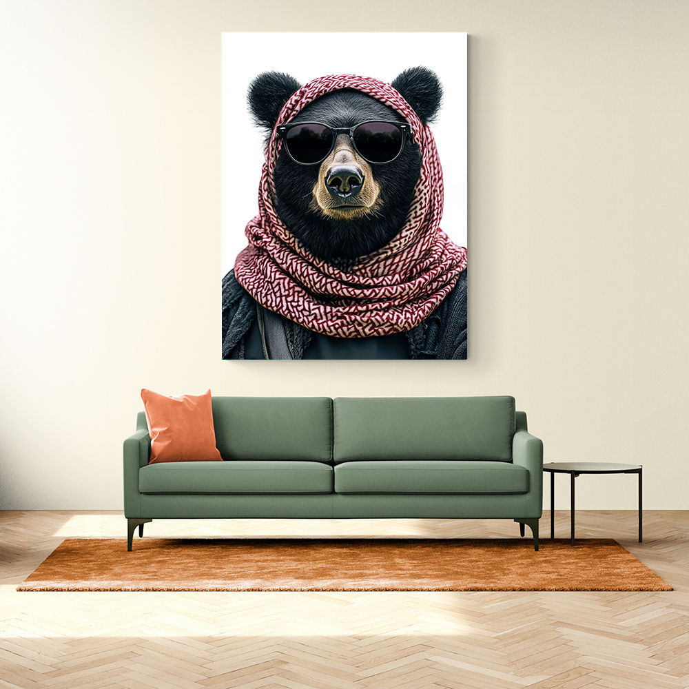 Keffiyeh Black Bear 2