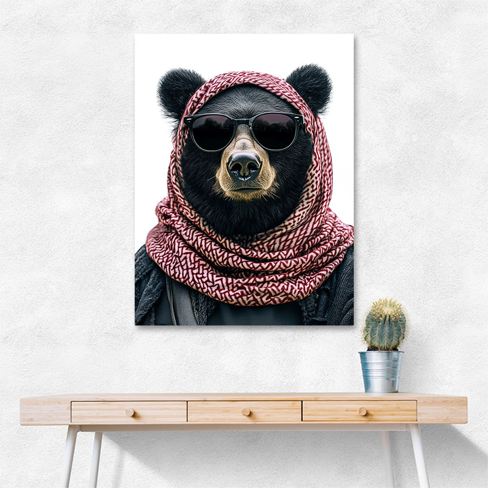 Keffiyeh Black Bear 2