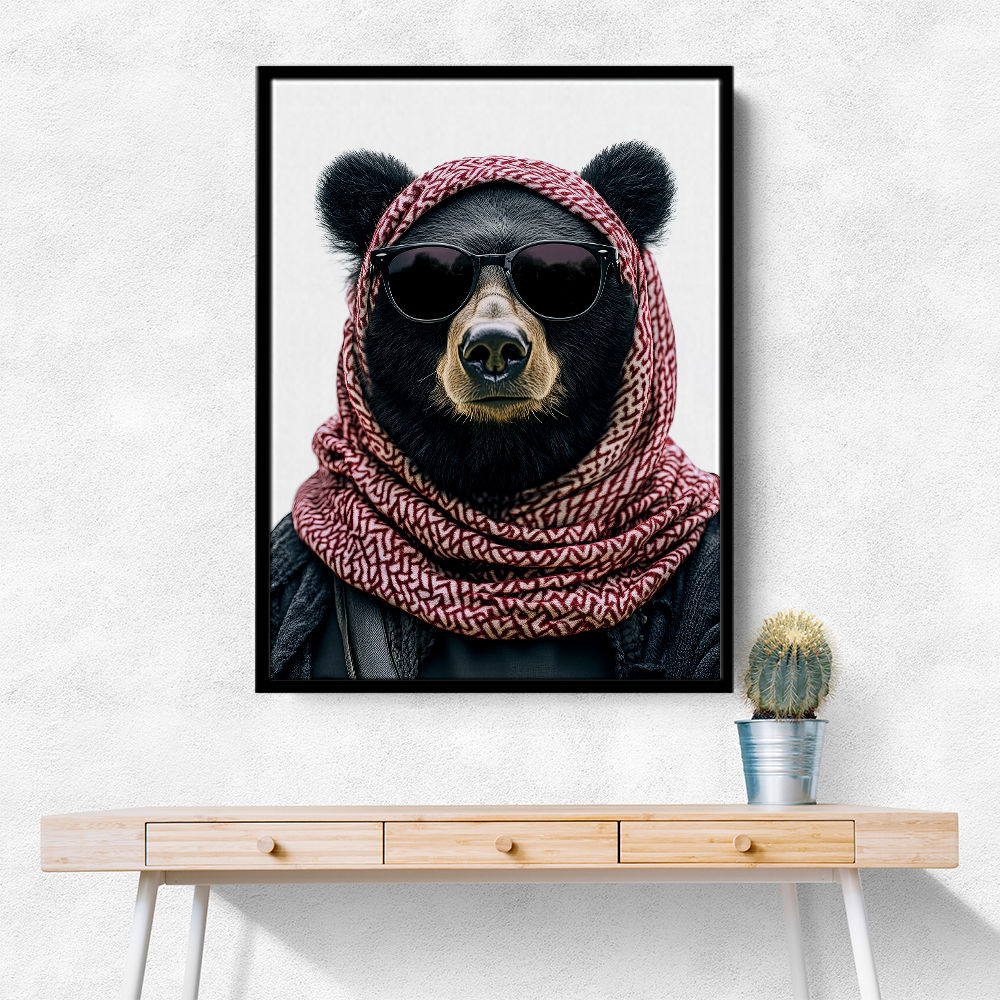 Keffiyeh Black Bear 2