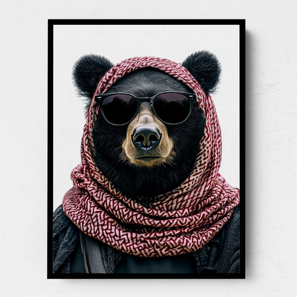 Keffiyeh Black Bear 2