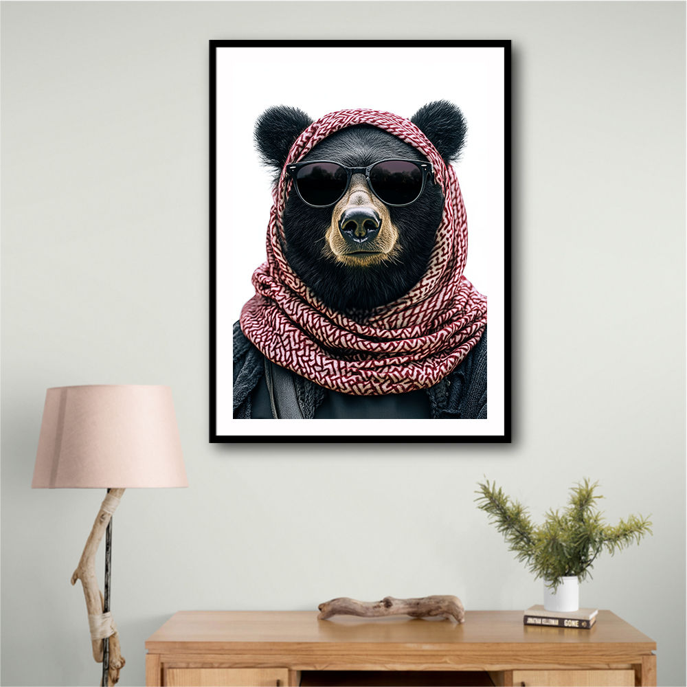 Keffiyeh Black Bear 2