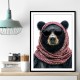 Keffiyeh Black Bear 2