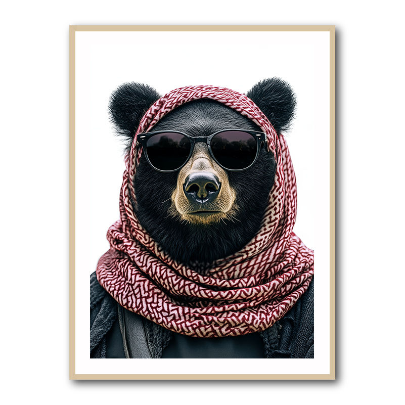 Keffiyeh Black Bear 2