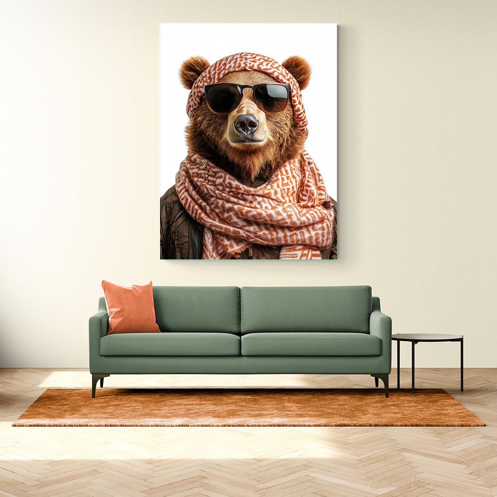Keffiyeh Brown Bear