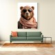 Keffiyeh Brown Bear