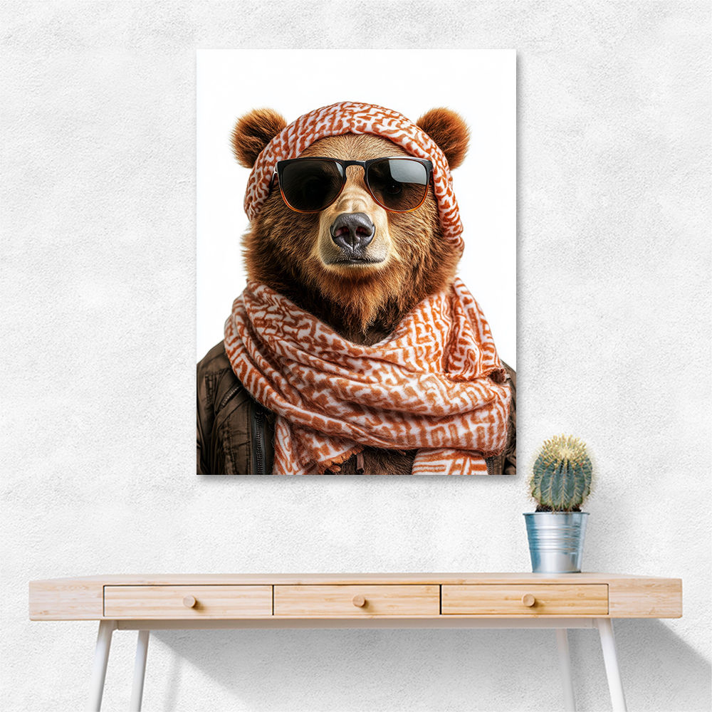 Keffiyeh Brown Bear