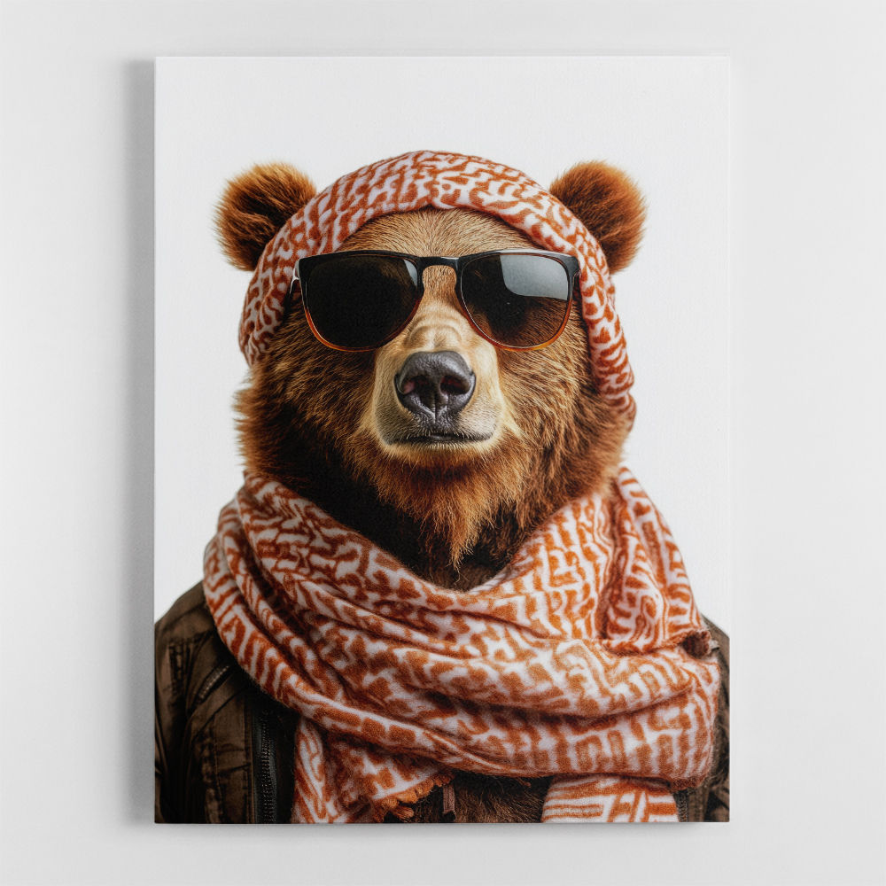 Keffiyeh Brown Bear
