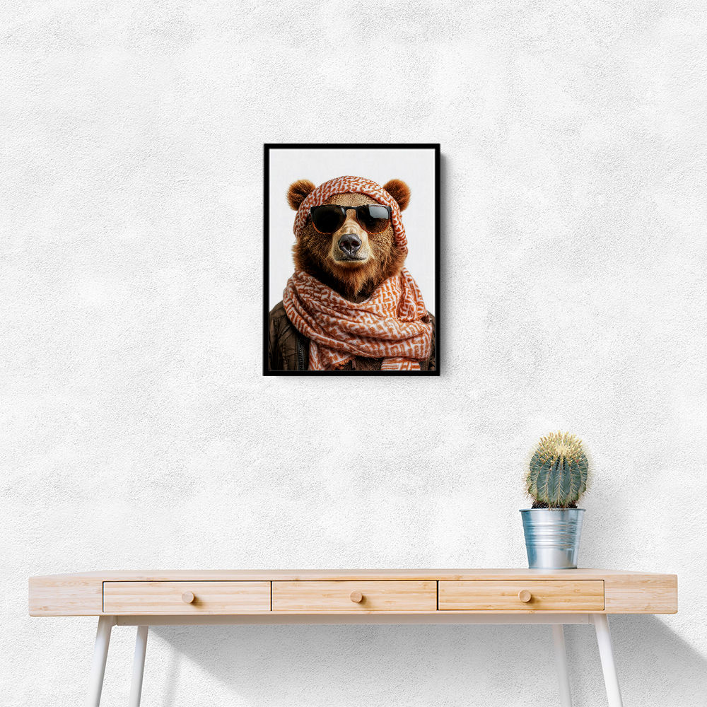 Keffiyeh Brown Bear