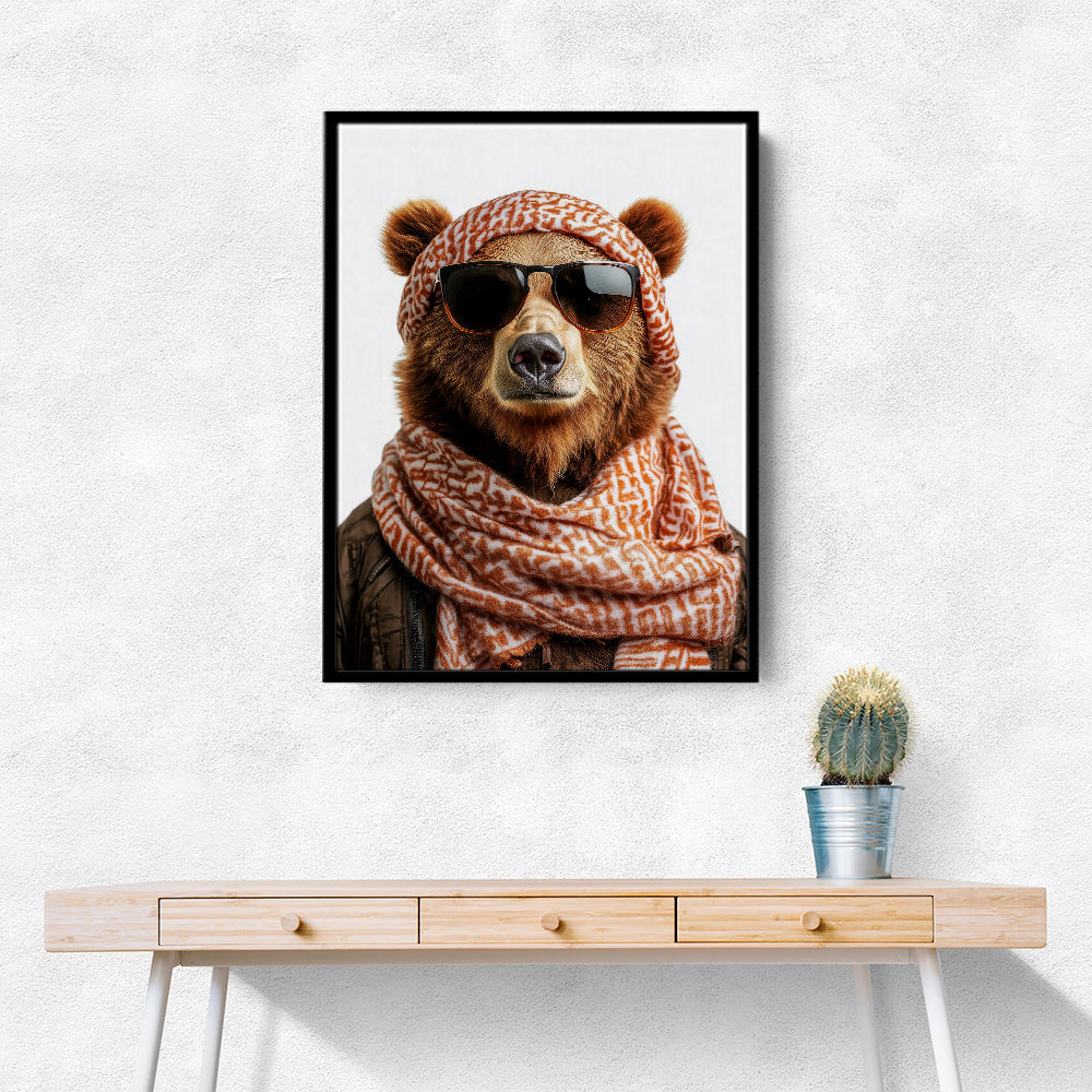 Keffiyeh Brown Bear