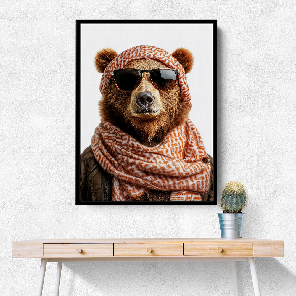 Keffiyeh Brown Bear