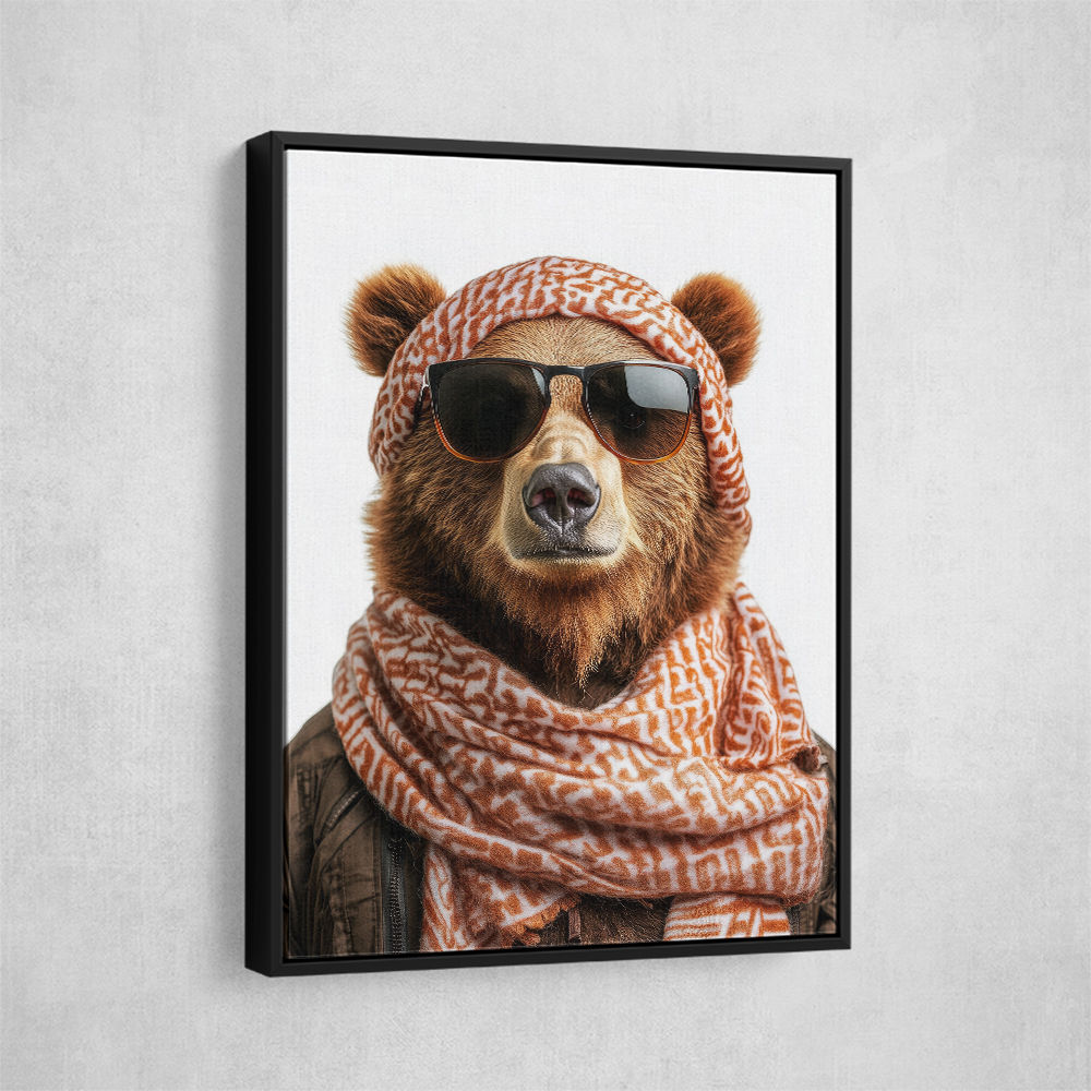Keffiyeh Brown Bear
